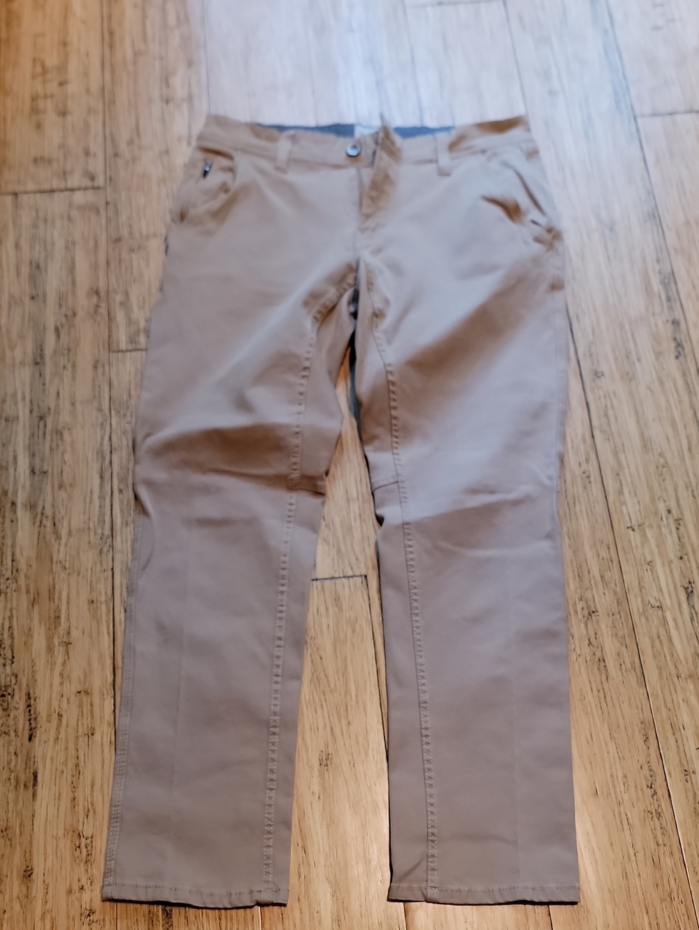 Women’s Tan Straight-Leg Jeans